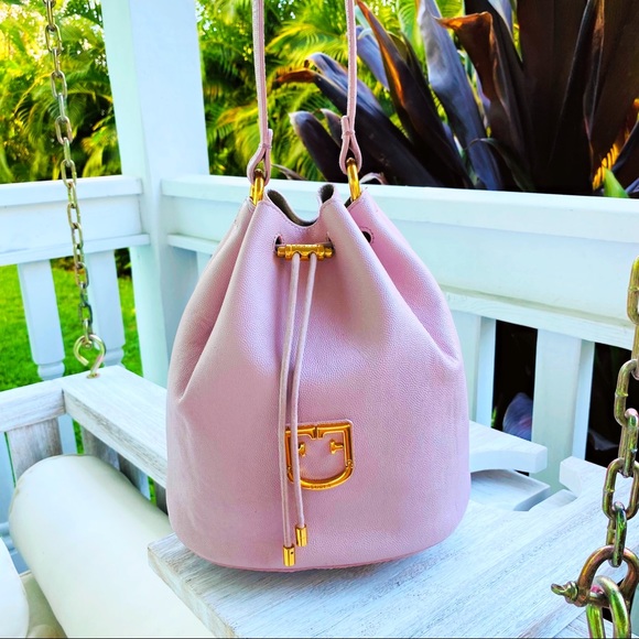 Furla Corona Drawstring Bucket Bag EUC - Picture 11 of 13